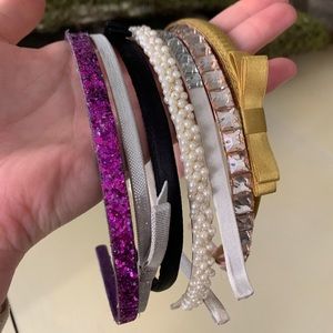 7 Jcrew headbands. Each bought individually.